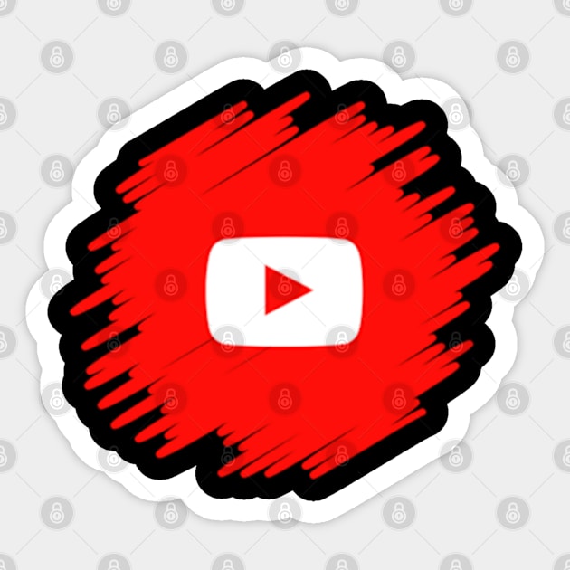 Nice youtube Sticker by M_Mary